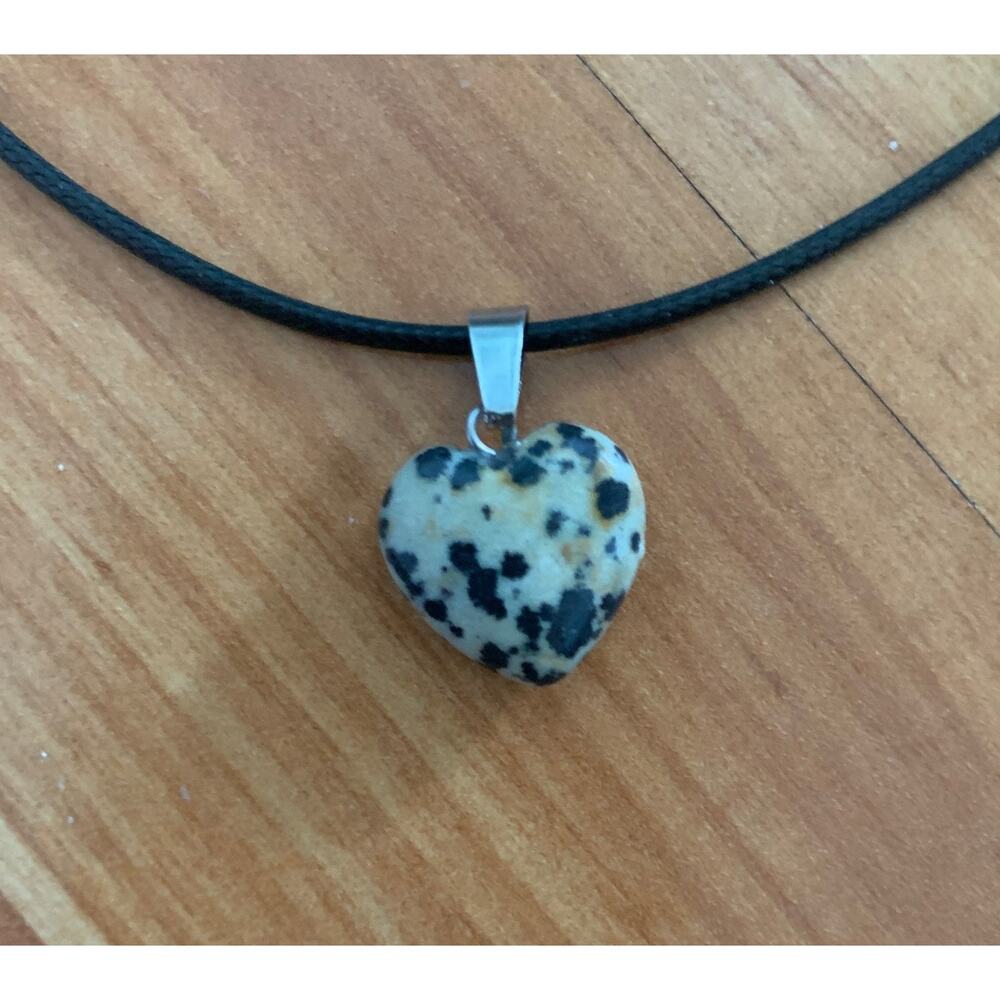 Stone  Heart Necklace‎